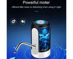 Black Automatic Electric Water Bottle Pump Dispenser Drinking USB Button Rechargeable Water Pumping Device