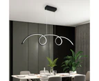 ZAZ Pendants The Loop Design LED Lights Lamp Modern Ceiling Lights Home Pendant Lighting Black Color