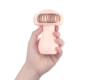 Mini Fan Mute Strong Wind Bladeless Fashion Mushroom Shape Handheld Cooling Fan for Dorm -Pink - Pink