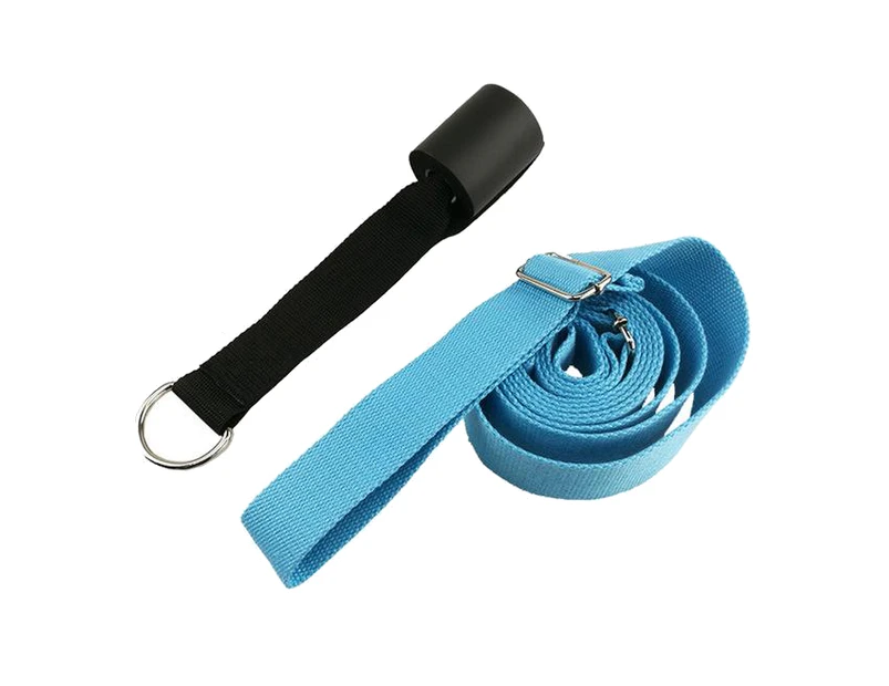 Door Anchor With Yoga Flexibility Stretching Strap Home Fitness Leg  Stretcher - Blue<!-- -->