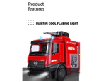 Huina 1:14 RC Fire Truck Toy Car Water Cannon Gun Construction Kids Toy