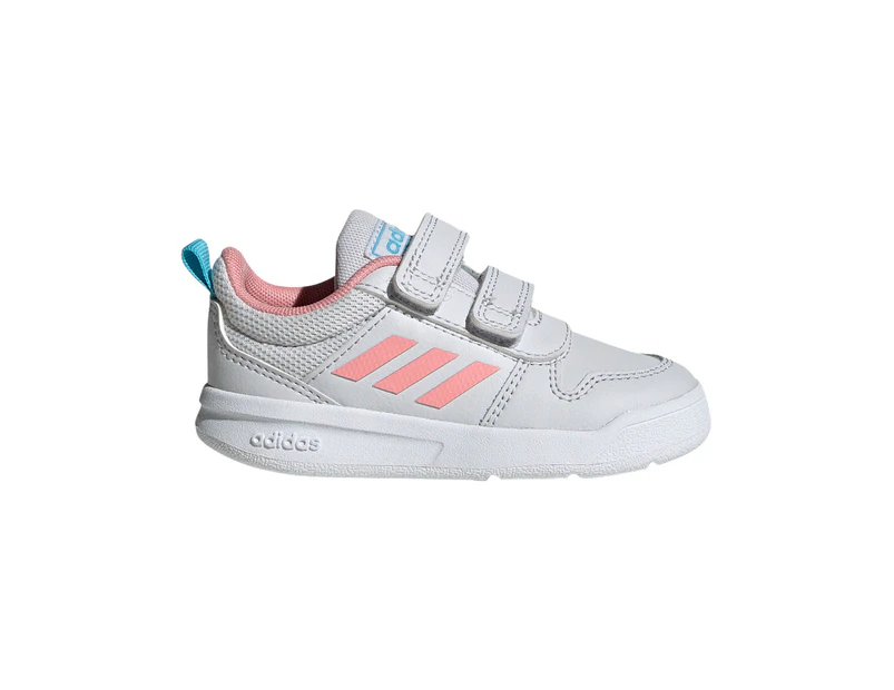 Adidas Jr Kids Girls White/Pink Tensaur Infant Shoes - White/Pink