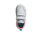 Adidas Jr Kids Girls White/Pink Tensaur Infant Shoes - White/Pink