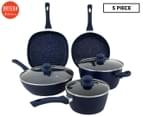 Ortega Kitchen 5 Piece Marble Coated Forged Cookware Set 1