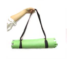 yoga mat sling, yoga mat strap-Black