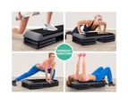 Everfit 2X Aerobic Step Riser Exercise Stepper Block Gym Home Fitness