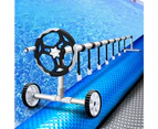 Aquabuddy Pool Cover 500 Micron 11x4.8m Swimming Pool Solar Blanket 5.5m Roller