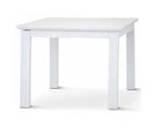 Laelia Dining Table 180cm Solid Acacia Timber Wood Coastal Furniture - White