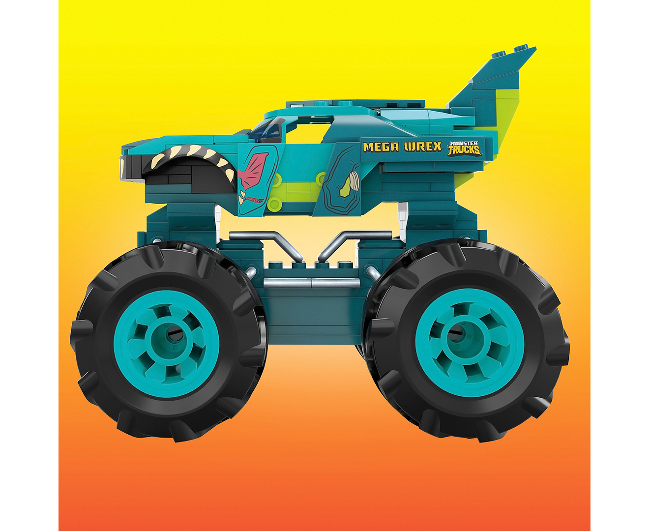 MEGA Hot Wheels Mega-Wrex Monster Truck Building Set with 1 Figure (187  Pieces) 