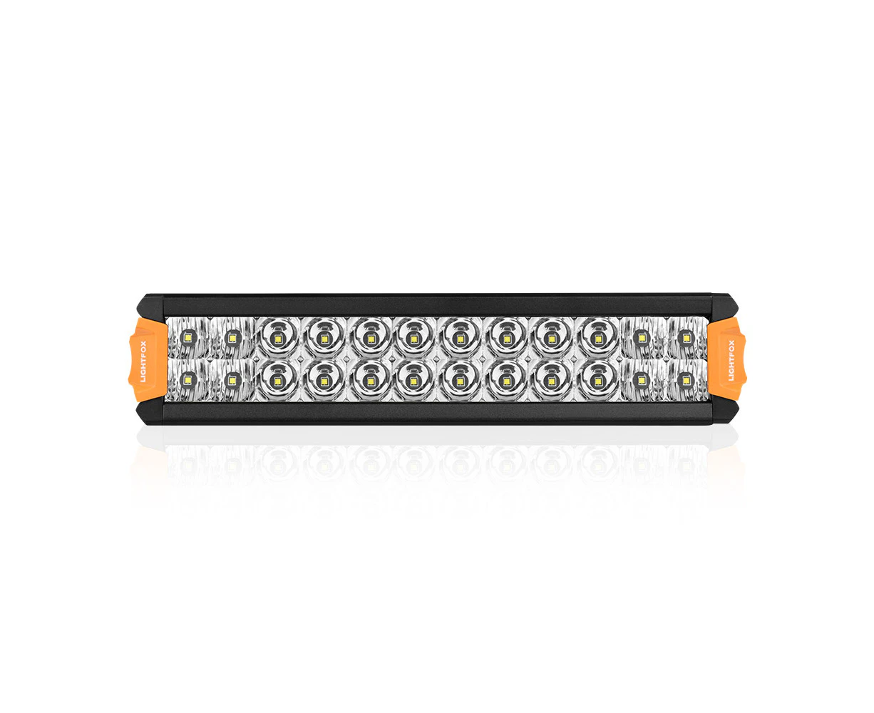 LIGHTFOX 12inch Osram LED Light Bar Slim Rows Combo Beam Driving Lamp Offroad 4x4