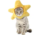 5 Pieces Pet Cute Hat Cat Hat with Rabbit Ears Banana Sunflower Fruit Pineapple Cap Party Costume Accessories Headwear for Colorful Hat