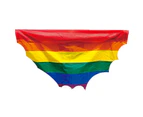 Rainbow Pride Banner 3x5 ft (36 x 60 in) - Vivid ColorsRainbow Flag Cloak D