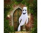 2-Pack Halloween Ghost Socks Halloween Hanging Decorations for Indoors and OutdoorsGhost Hair Dryer White Style