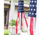 American Flag Socks (Set of 2) Outdoor Hanging Patio Outdoor15x150cm American Wind Flag B Section