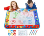 Water Doodle Mat - Kids Painting Writing Doodle Toy Mat - Color Doodle Drawing Mat for Girls Boys Age 3 4 5+ Years Old