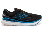 Brooks Men's Glycerin GTS 19 Running Shoes - Black/Blue/Orange