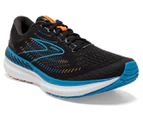 Brooks Men's Glycerin GTS 19 Running Shoes - Black/Blue/Orange