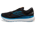 Brooks Men's Glycerin GTS 19 Running Shoes - Black/Blue/Orange