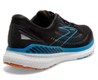 Brooks Men's Glycerin GTS 19 Running Shoes - Black/Blue/Orange