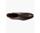 Florsheim Jackson Zip Boot Men's Plain Toe Zip Boot Shoes - BROWN