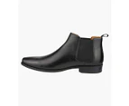 Florsheim Jackson Chelsea Men's Plain Toe Chelsea Boot Shoes - BLACK