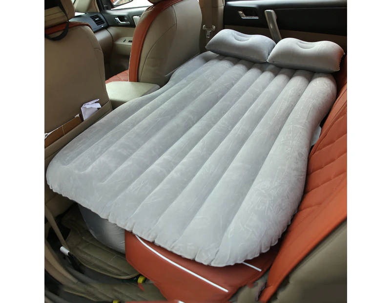 Inflatable Air Mattress for Car Travel Back Seat - Grey