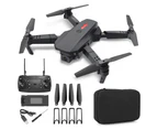 4K HD E88 RC Dual Camera Drone Black