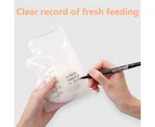 120 Pack Breastmilk Storing Bags Disposable Milk Storage Bag with 250ml Self Standing No-Leak Milk Freezer Storage Pouches