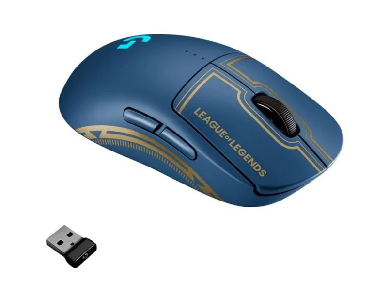 Wireless Gaming Mouse - Logitech G - PRO X LIGHTSPEED - Official League of Legends Edition - RGB - Ambidextrous - CATCH