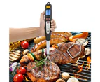 GHY-2516 BBQ Thermometer Sensitive Precise LCD Display Screen Electronic Grill Probe Meat Thermometer for Home - Black