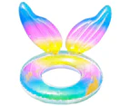 Inflatable Pool Float Swim Ring Mermaid Tail