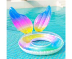 Inflatable Pool Float Swim Ring Mermaid Tail