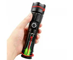 1100000 Lm Rechargeable XHP90 Most Powerful LED Flashlight USB Zoomable Torch