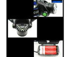 350000LM Zoomable LED Headlamp Rechargeable Headlight T6 Head Torch 18650 Lamp