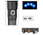 1100000 Lm Rechargeable XHP90 Most Powerful LED Flashlight USB Zoomable Torch