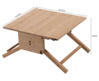 West Avenue 2-in-1 Picnic Table & Caddy Carrier - Natural