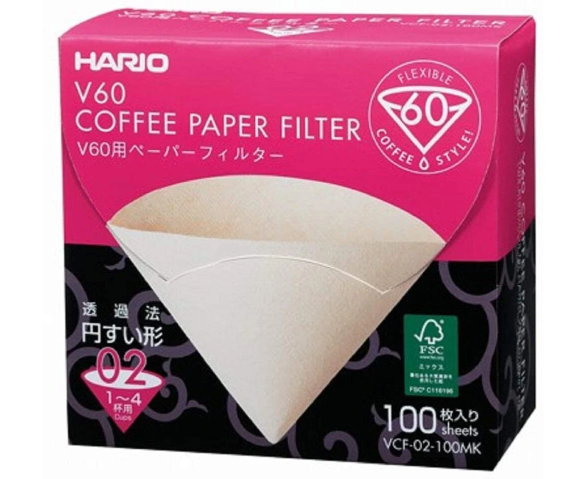 Hario V60 Paper Filter 02 Box 100pk