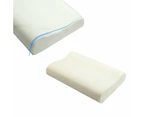 Luxury Soft Contour Bamboo Pillow Cushion Memory Foam Fabric Hypoallergenic