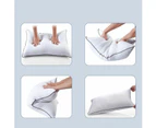2 PACK Queen Pillow 51 x 76cm Medium Firm Bed Support Neck Head Pillows Hotel