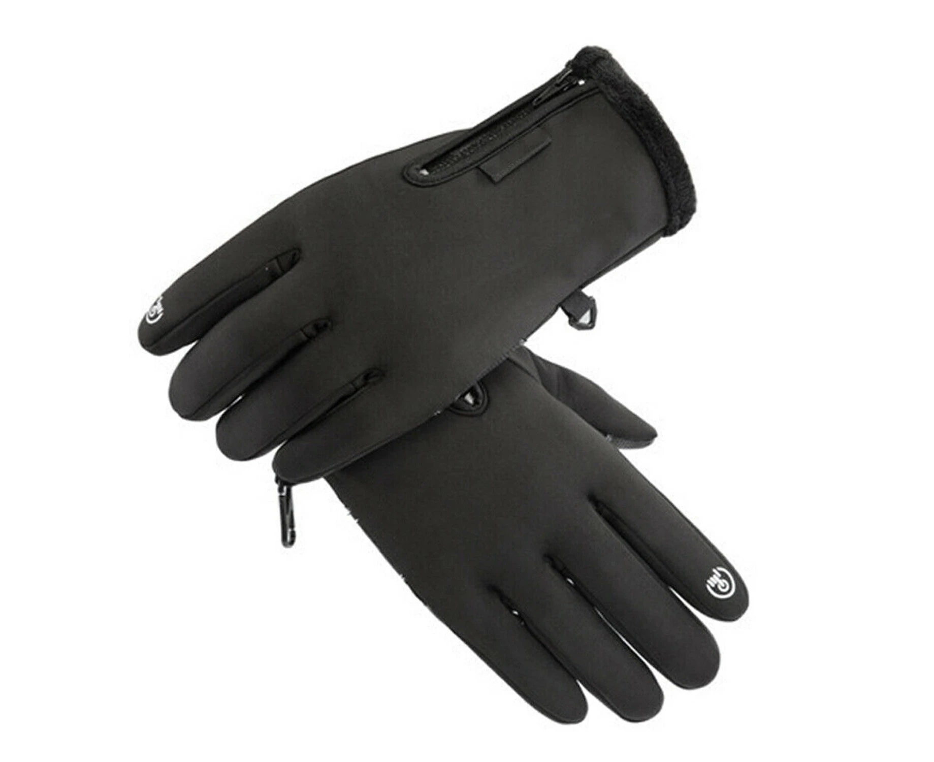 Black Winter Gloves Waterproof Thermal Touch Screen Thermal