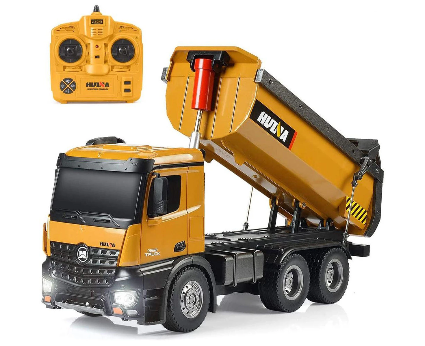 Huina 1/14 RC Engineering Construction Dump Truck Remote Control Toy Kids Gift