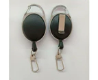 2 Sets Retractable Lanyard ID Badge Opal Card Holder Business Pass