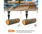 Speed Twist Drill Bit Wood Firewood Log Splitter Screw Splitting Cones