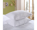 Queen King Super King Size Bed Microfibre Cotton Coverlet Bedspread Set Comforter Embroidery Quilt Palm Leaves White