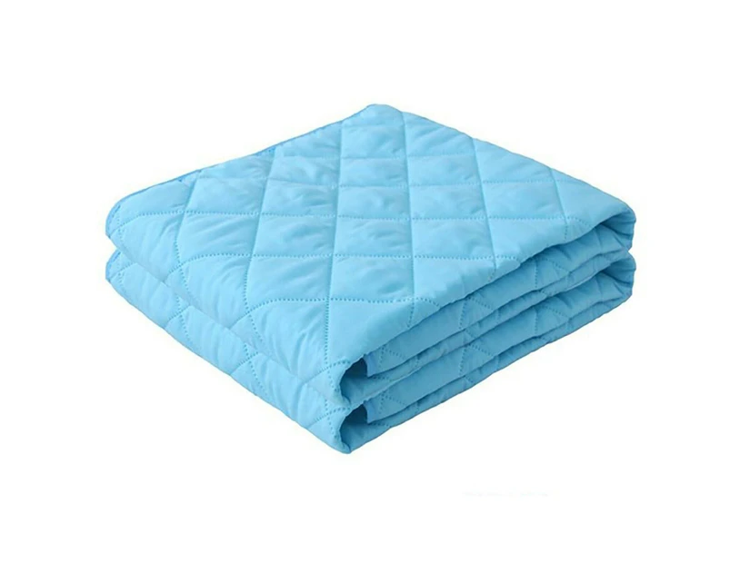 Blue Nappy Urine Mat Diaper Waterproof Bedding Cover Change Kids Baby Infant Soft Pad