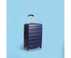 Slimbridge 20" Carry On Luggage Case Suitcase Travel TSA Lock Hard Shell Navy