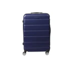 Slimbridge 20" Carry On Luggage Case Suitcase Travel TSA Lock Hard Shell Navy