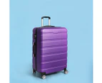 Slimbridge 28" Luggage Case Suitcase Travel Packing TSA Lock Hard Shell Purple