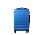 Slimbridge 20" Carry On Luggage Case Suitcase Travel TSA Lock Hard Shell Blue