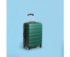 Slimbridge 20" Carry On Luggage Case Suitcase Travel TSA Lock Hard Shell Green